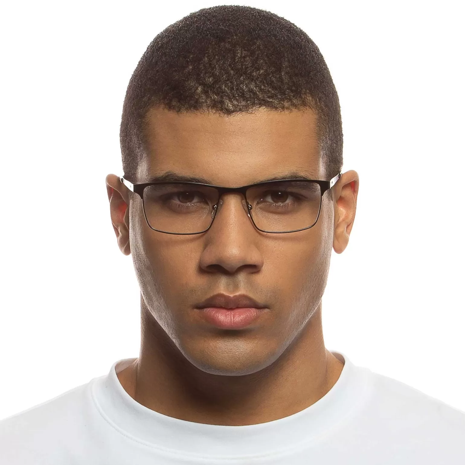Optical*Le Specs Advantageous Matte Black Gunmetal Optical
