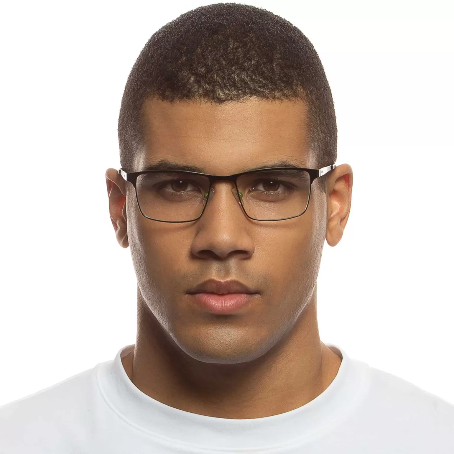Optical*Le Specs Advantageous Matte Black Khaki Optical