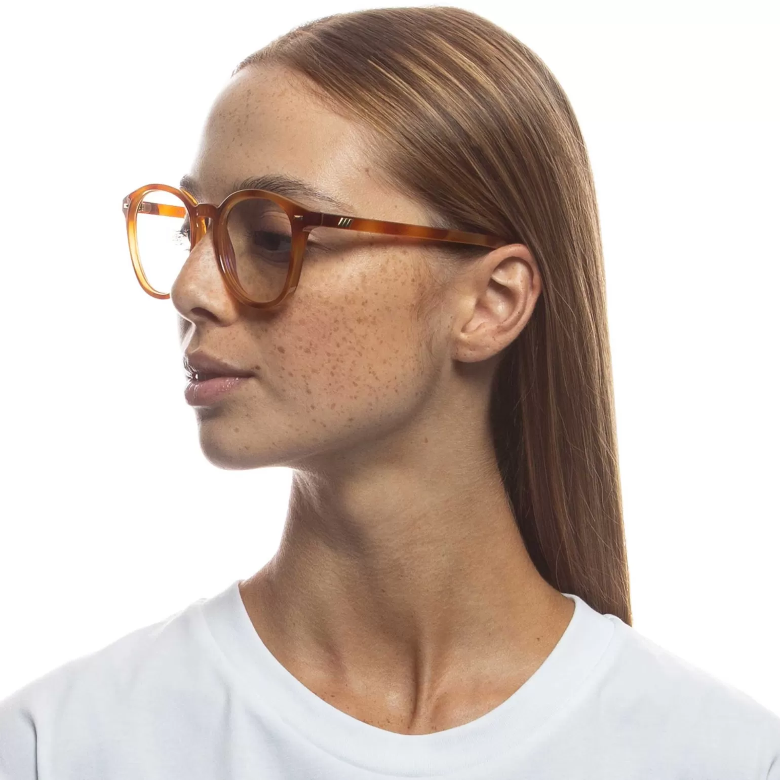 Blue Light*Le Specs Bandwagon Blue Light Vintage Tort Glasses