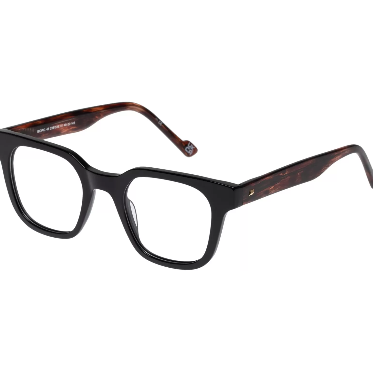 Optical*Le Specs Biopic 48 Black Jungle Woodstripe Optical