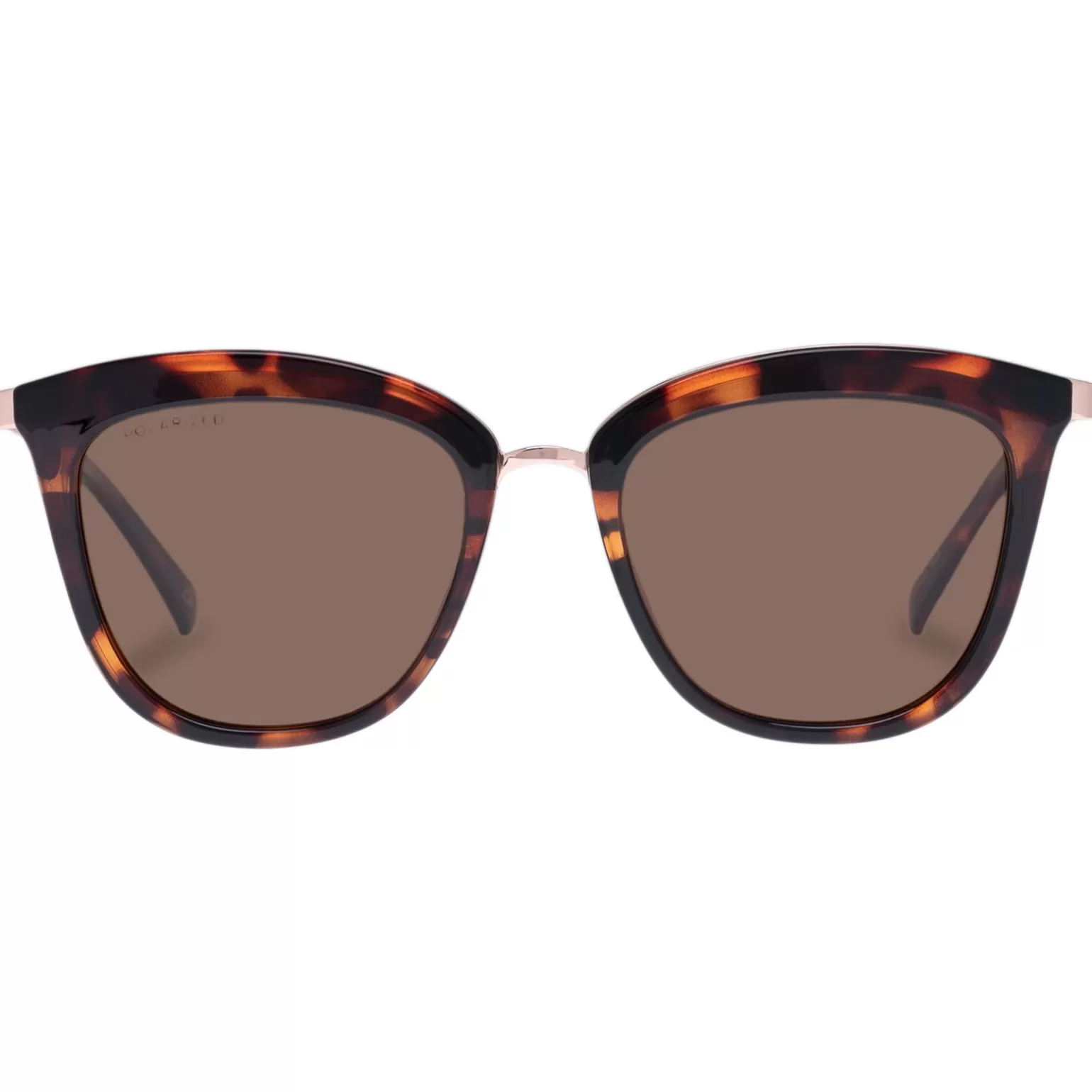 Polarised*Le Specs Caliente Tort Rose Gold Polarised