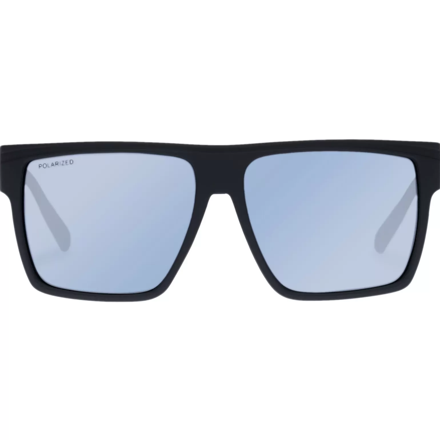 Polarised*Le Specs Dirty Magic Black Rubber Flash Mirror Polarised