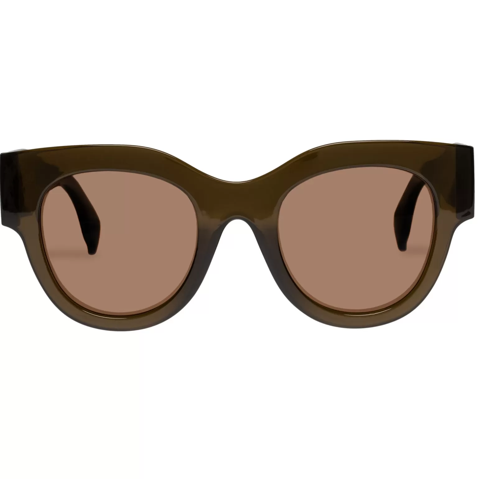 Polarised*Le Specs Float Away Olive Brown Polarised