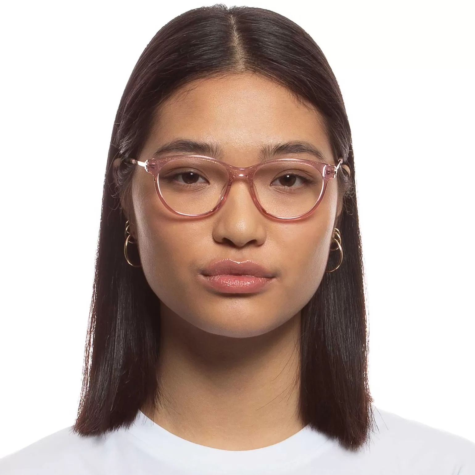 Optical*Le Specs Gazillionaire Rose Glitter Grad Optical