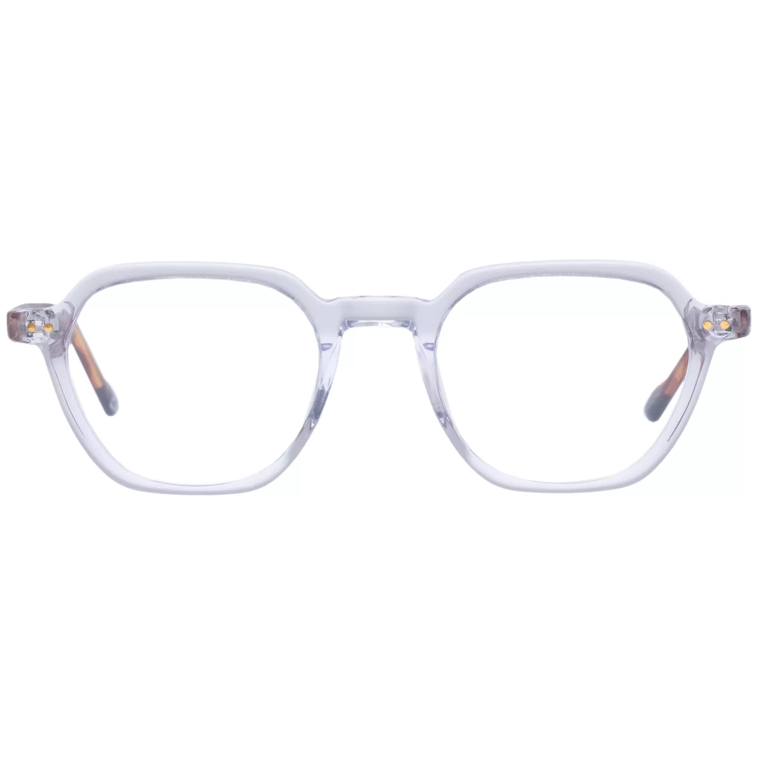 Optical*Le Specs Mercury 48 Crystal Clear Vintage Tort Optical