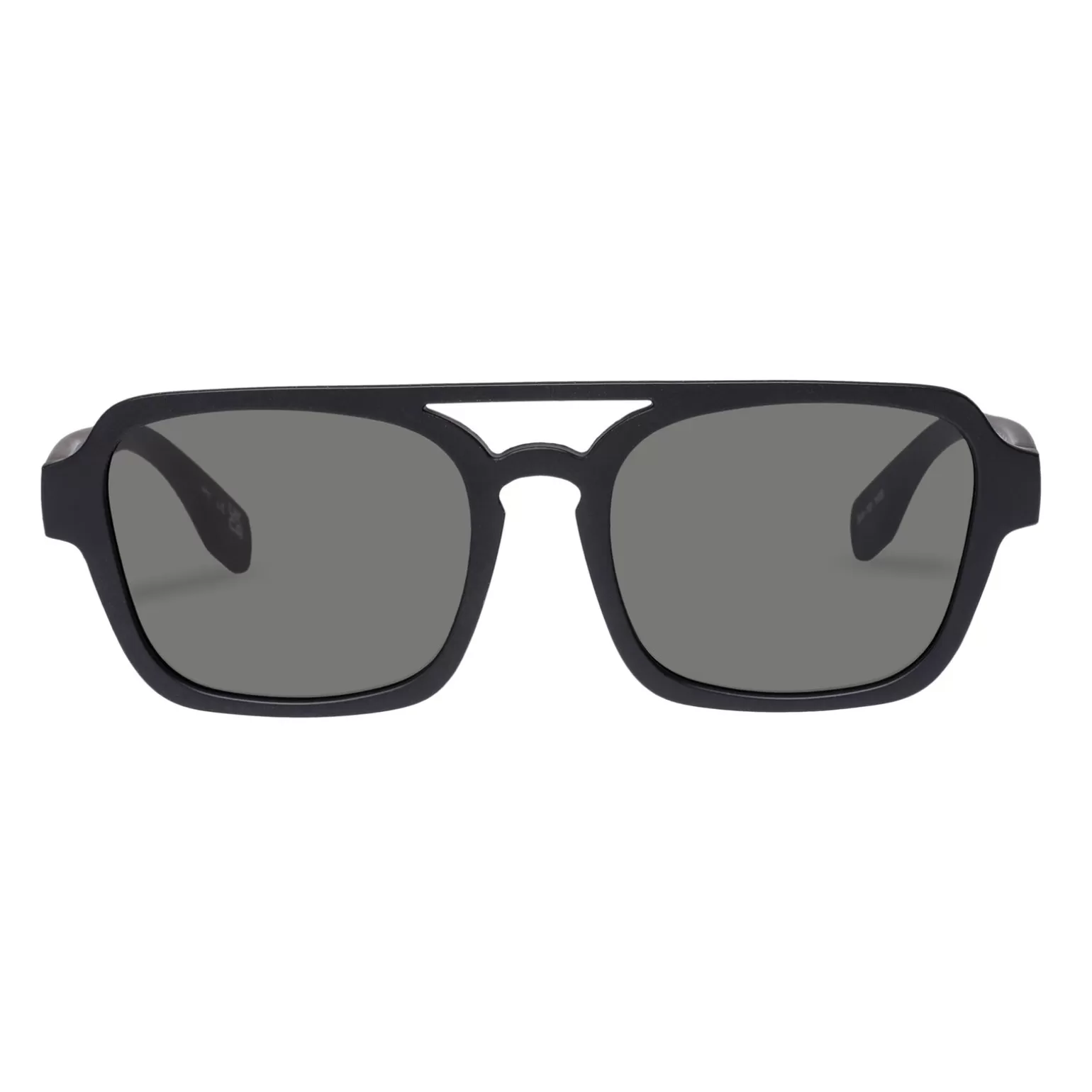 Sustainable*Le Specs Unwritten Straw Black Straw Khaki Mono