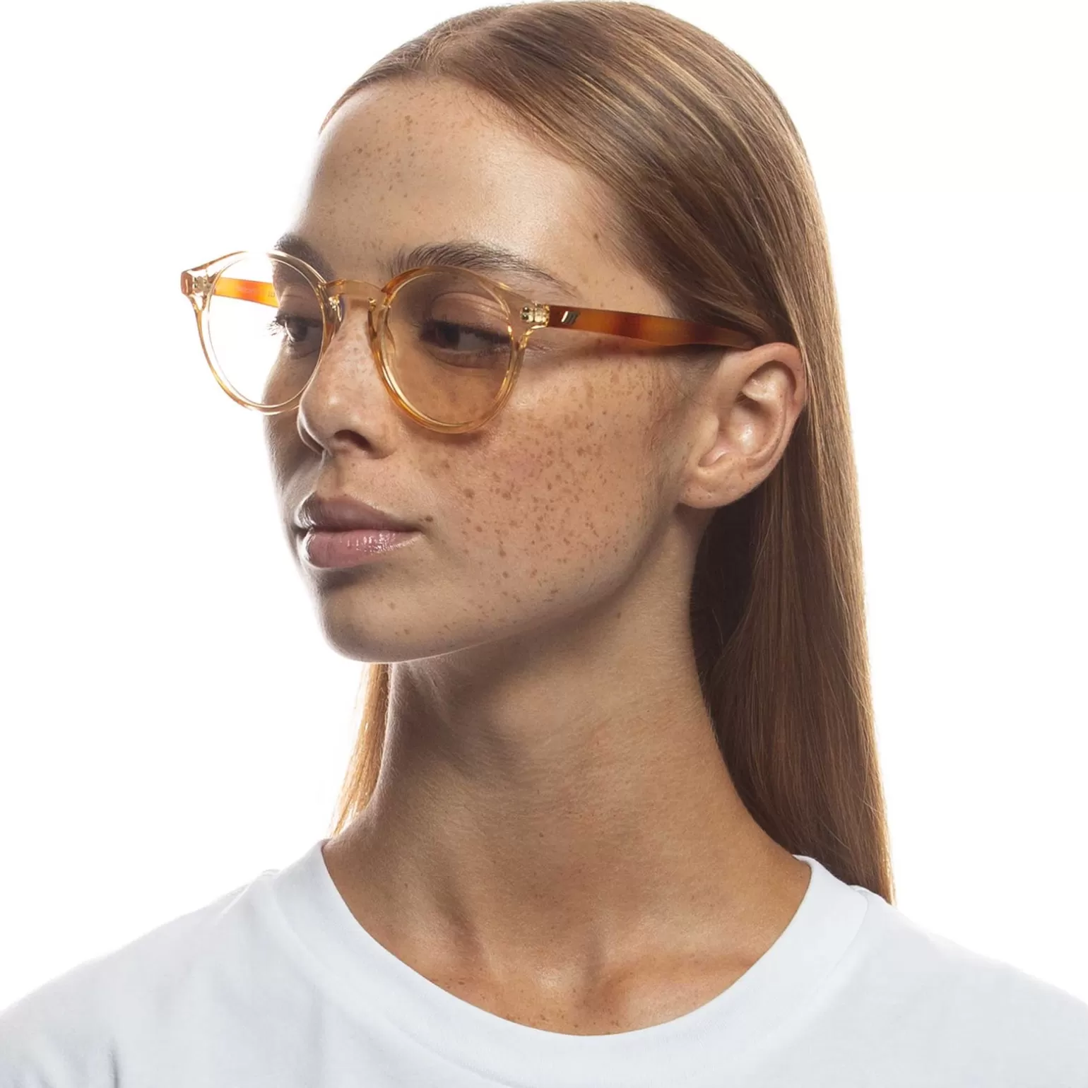 Blue Light*Le Specs Whirlwind Blue Light Sand Vintage Tort Glasses