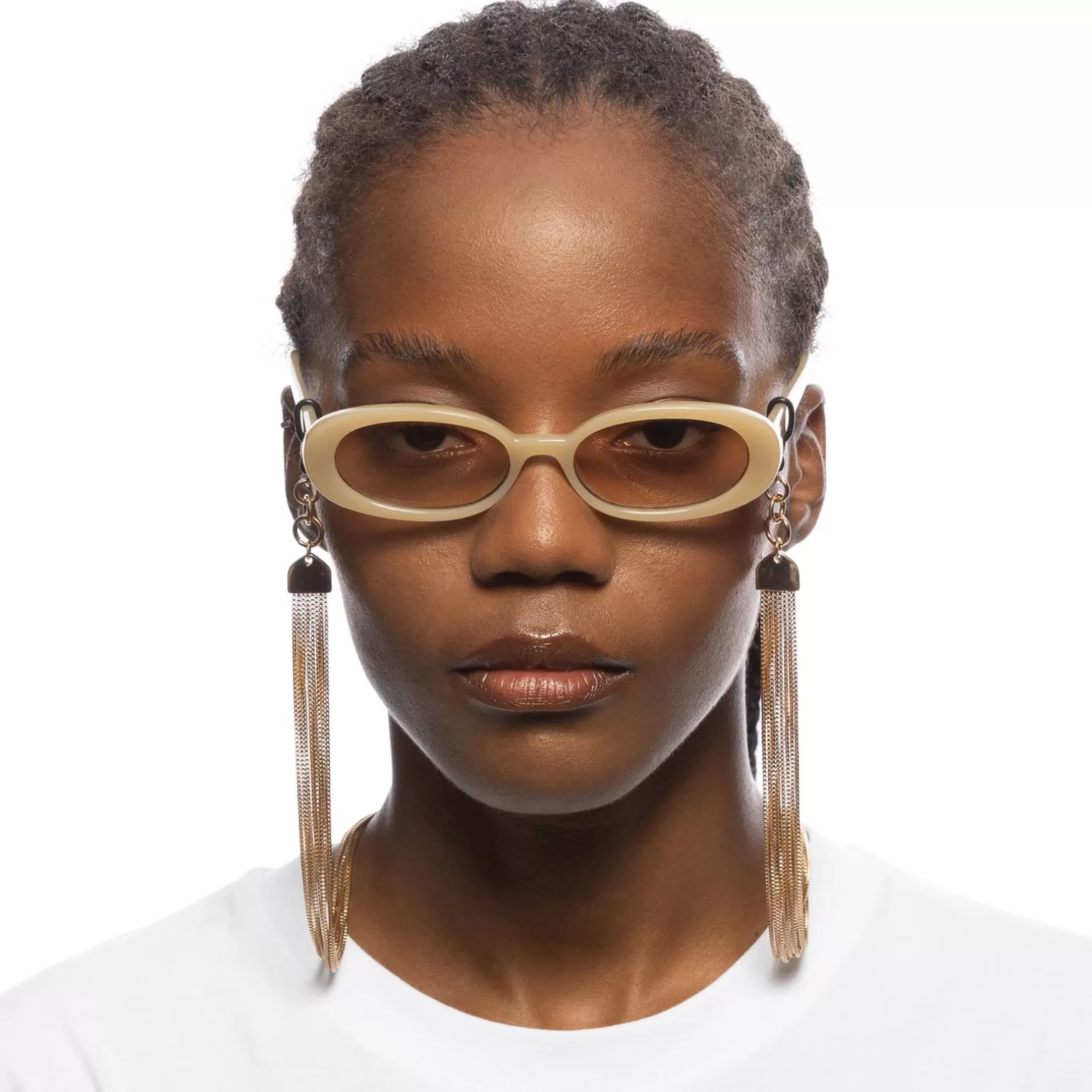 Accessories*Le Specs Y2K Layered Chain Shiny Light Gold