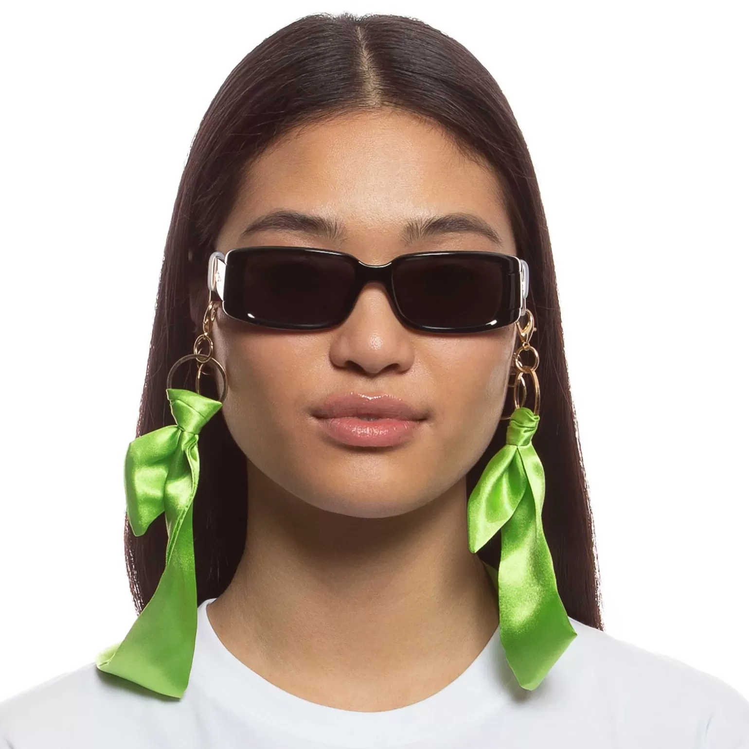 Accessories*Le Specs Y2K Scarf Chain Neon Pistachio